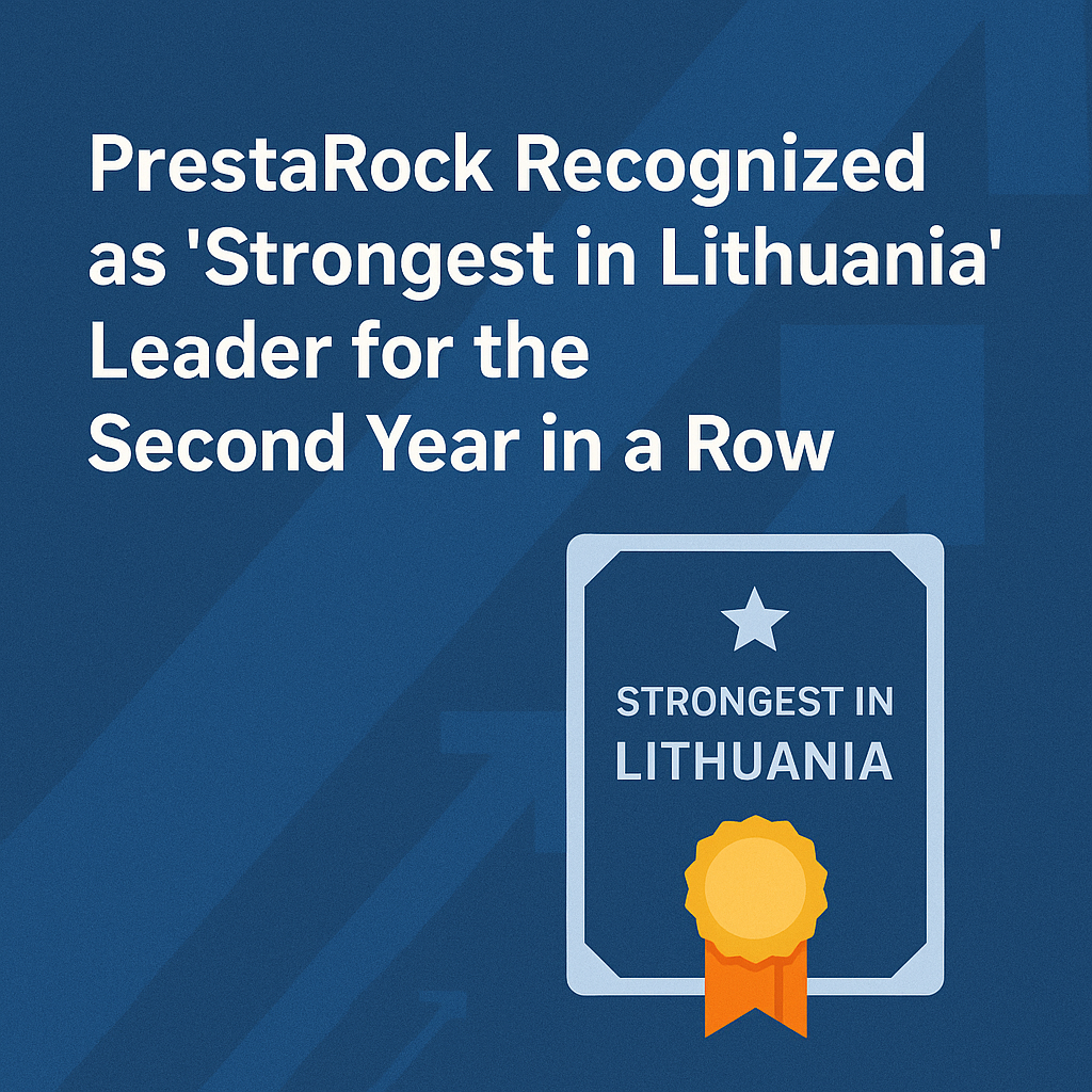 PrestaRock Recognized as ‘Strongest in Lithuania’ Leader for the Second Year in a Row