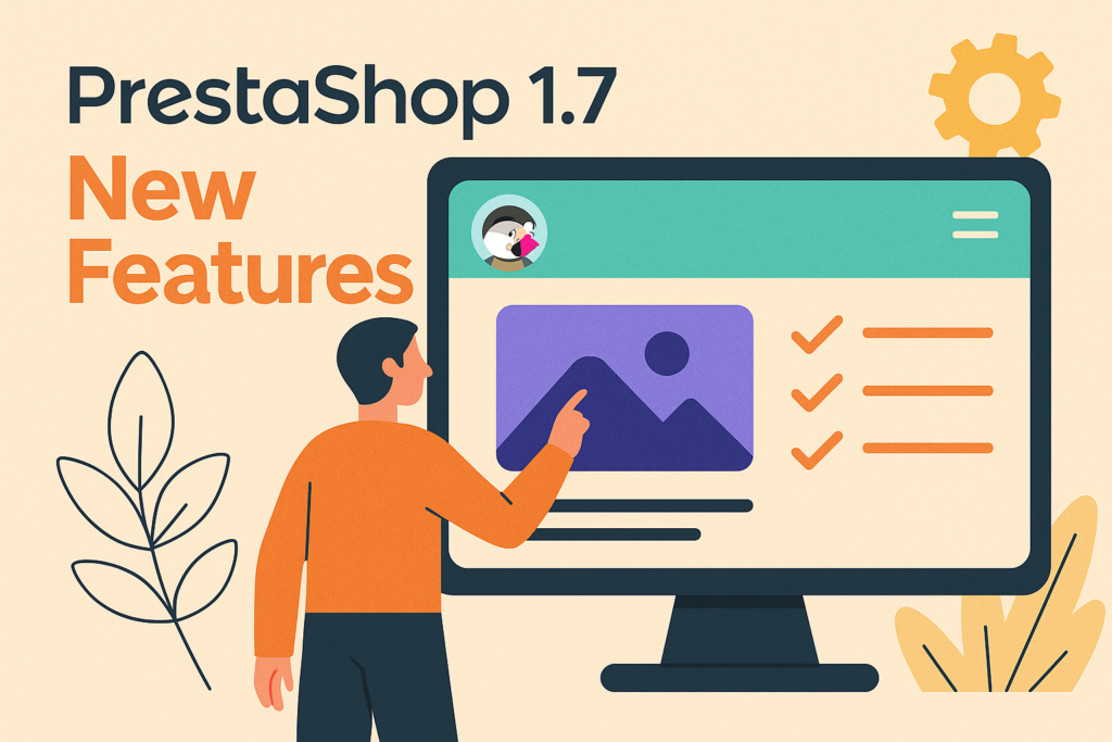 What are the main news of PrestaShop 1.7.x