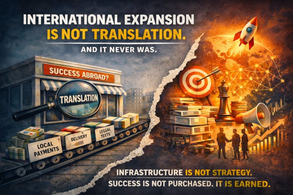 International Expansion Is Not Translation. And It Never Was.